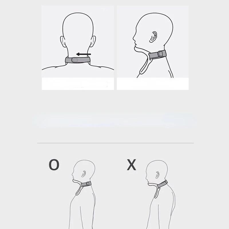 Корректор осанки Шейный воротник Шейный бандаж Устройство для вытяжения шейного отдела Шейные бандажи Здравоохранение Шея Для предотвращения опущенной головы