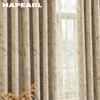 1 шт. NAPEARL Французские Ретро Высококлассные Бежевые Шторы с Принтом Полностью Затемняющие Шторы для Спальни Гостиной Балконного Окна для Домашнего Декора
