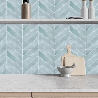 Прочный самоклеящийся backsplash «Отклей и приклей» 11,4" x 9" 3D-обои Домашний декор Водонепроницаемая плитка-наклейка для кухни Ванной комнаты
