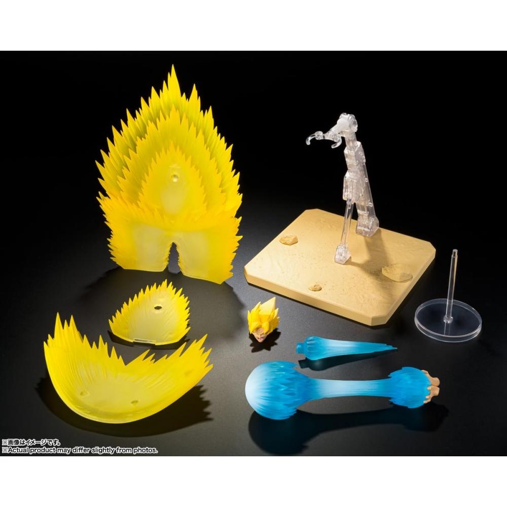SHFiguarts Dragon Ball Z Super Saiyan Son Goku Effect Parts Set - Телепортация Камехамеха - Приблизительно. Окрашенная подвижная фигура из АБС и ПВХ, 150 мм