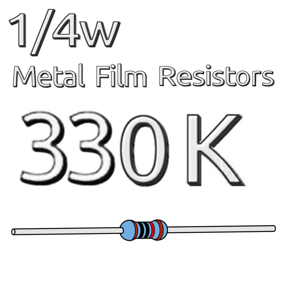 200 шт. 1/4 Вт, 0,25 Вт, 1% допуск, металлопленочный резистор 68K, 75K, 82K, 91K, 100K, 110K, 120K, 150K, 180K, 200K, 220K, 240K, 270K, 300K, 330K, 360K, 390K, 510K, Ом.