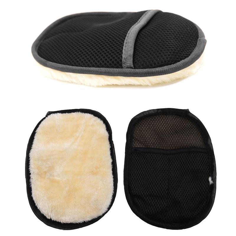 24x16см Мочалка для мытья автомобиля Микрофибра Чистящая перчатка Полировка Шампунь Пыльник Полотенце