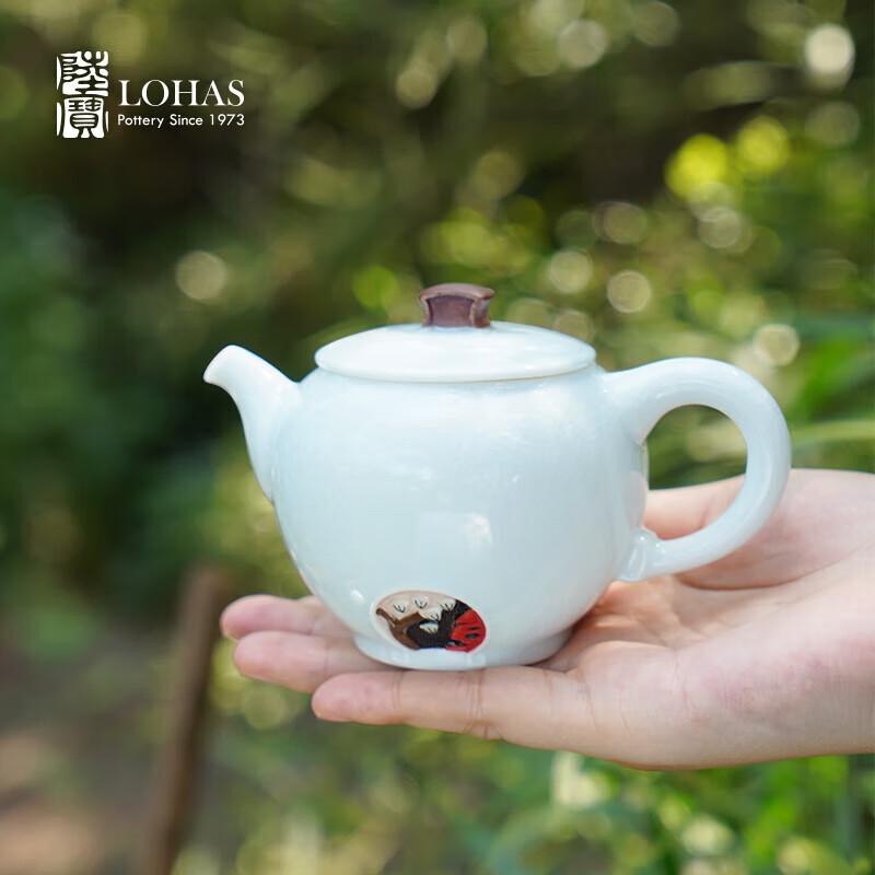 LOHAS POTTERY Зеленый фарфор Цзюшаньшуй Набор для кунг-фу чая