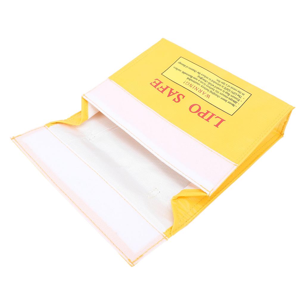 Lipo Safe Bag Lipo Battery Hook and Loop Closure Fireproof Explosionproof Lipo Battery Safe Pouch