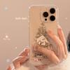 Чехол для телефона Merry Christmas для iPhone 11 12 13 14 15 16 Pro Max Plus 15pro 14promax 16promax мягкий тонкий прозрачный защитный чехол-бампер из ТПУ