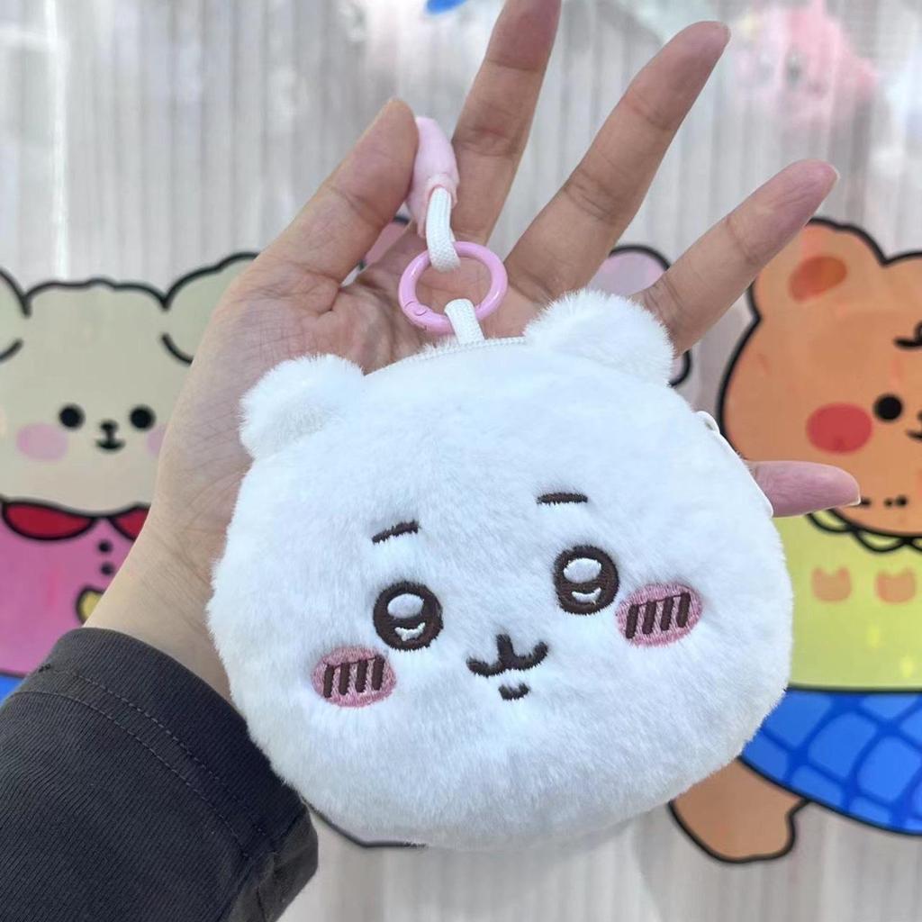 Плюшевая пенал-косметичка Chiikawa Мультяшный Усаги Хати Дзи'и - Милый, Большой Объем Хранения