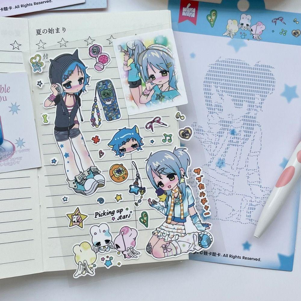 Cute Deco Stationery Stickers Kawaii Phone Craft Stickers New Scrapbooking Stickers