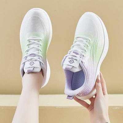 Весенние студенческие спортивные туфли для фитнеса, бега, отдыха, с увеличением роста