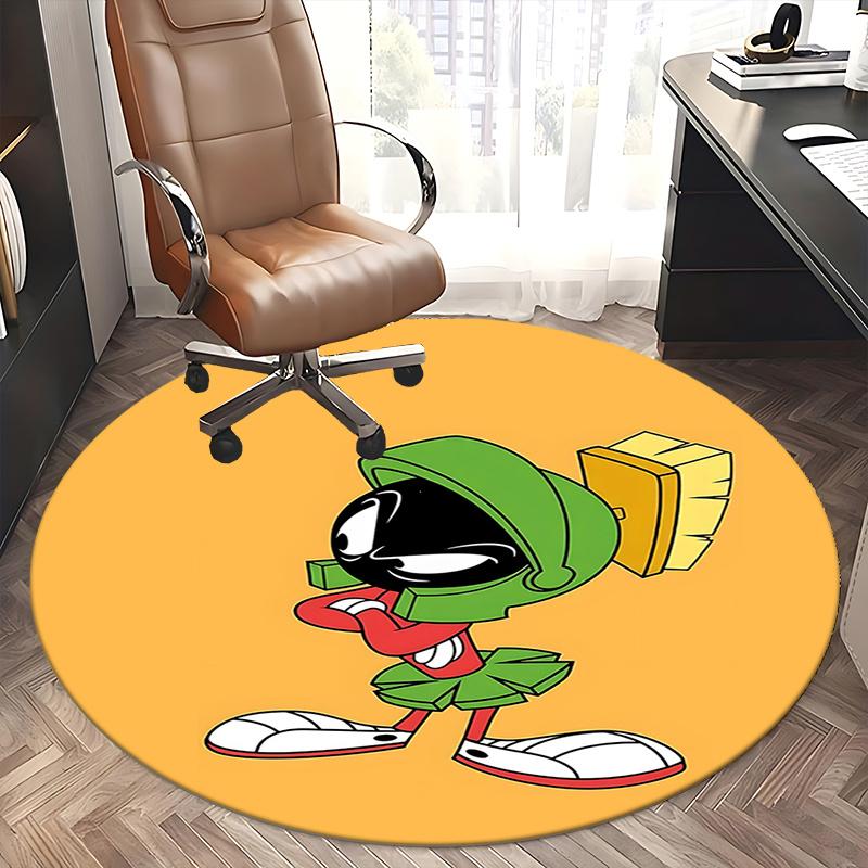 Marvin the Martian Chair Mat - Round Carpet for Home Decor, Office, Living Room, Bedroom, Gift Idea0263b