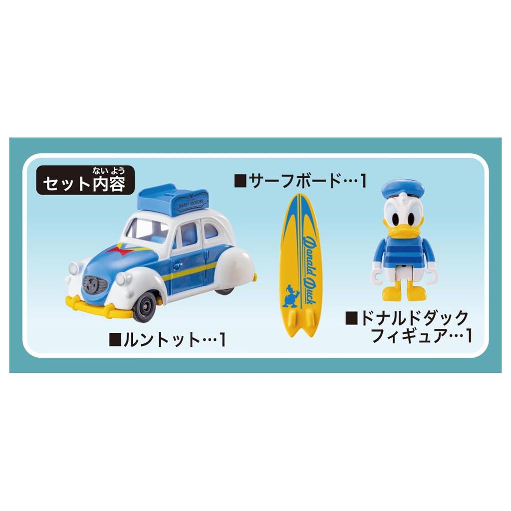 TAKARA TOMY Tomica Dream Tomica 179 Disney Motors Runtot Дональд Дак Миниатюрная игрушечная машинка для детей от 3 лет №