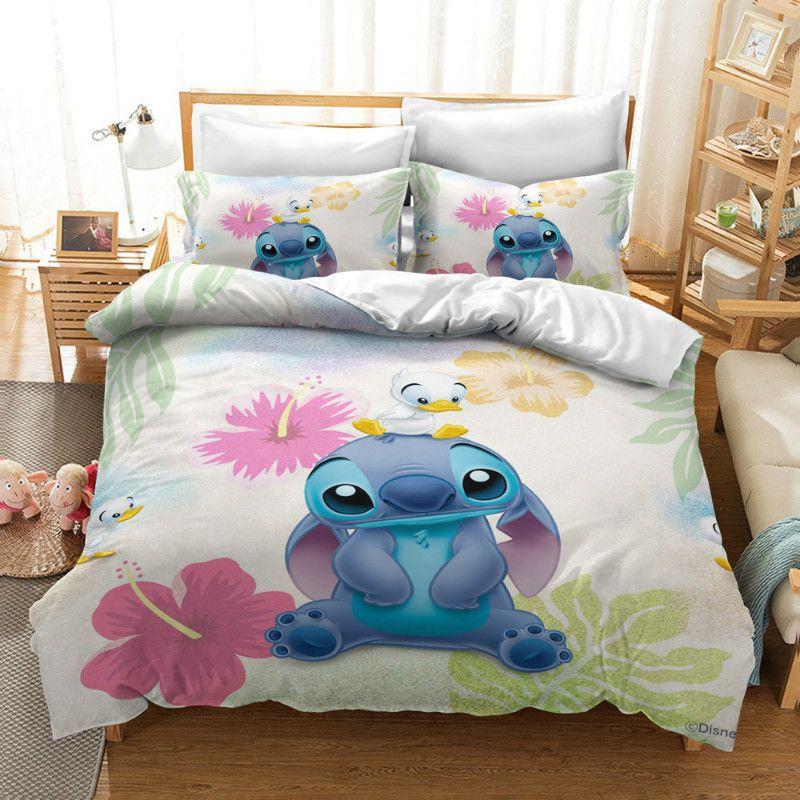 Cozy Lilo Stitch Bedding Set With Stylish Duvet Cover And Pillowcase Design