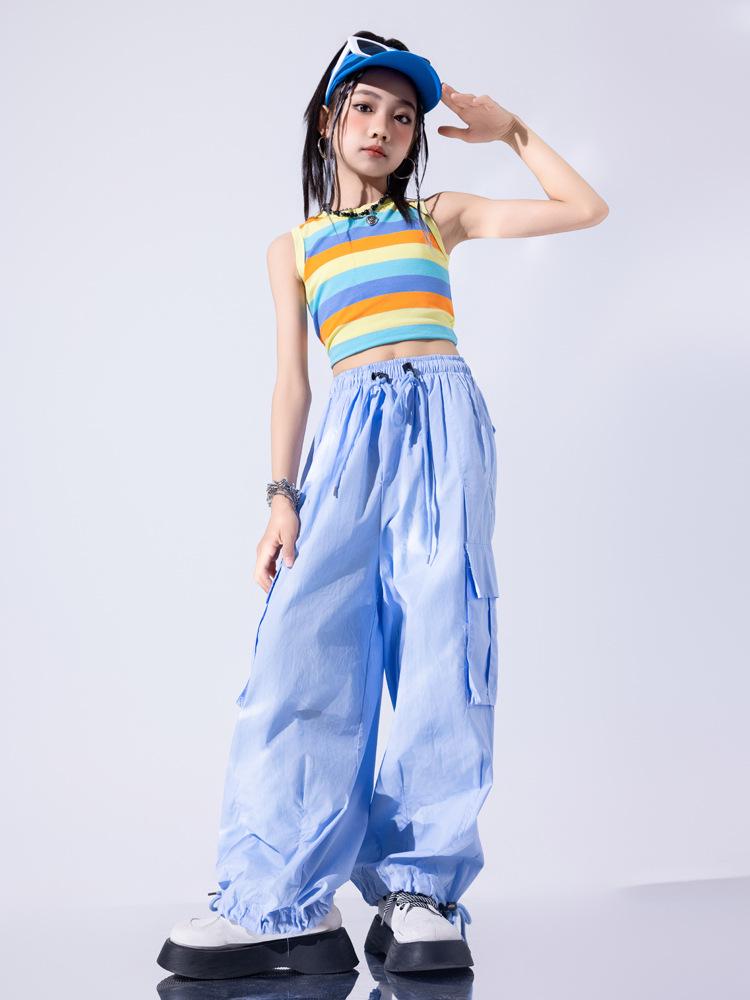 Модный костюм для джазовых танцев для девочек для летних выступлений