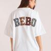 Футболка Bebo Balkan Streetwear, Оверсайз с принтом на спине, Хорватская Сербская Боснийская Футболка, Минималистичная Славянская Мода
