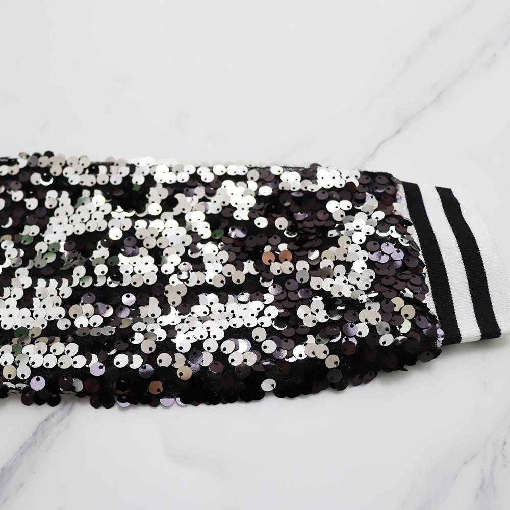 Autumn and Winter Sequins Long Sleeve Women's Jacket