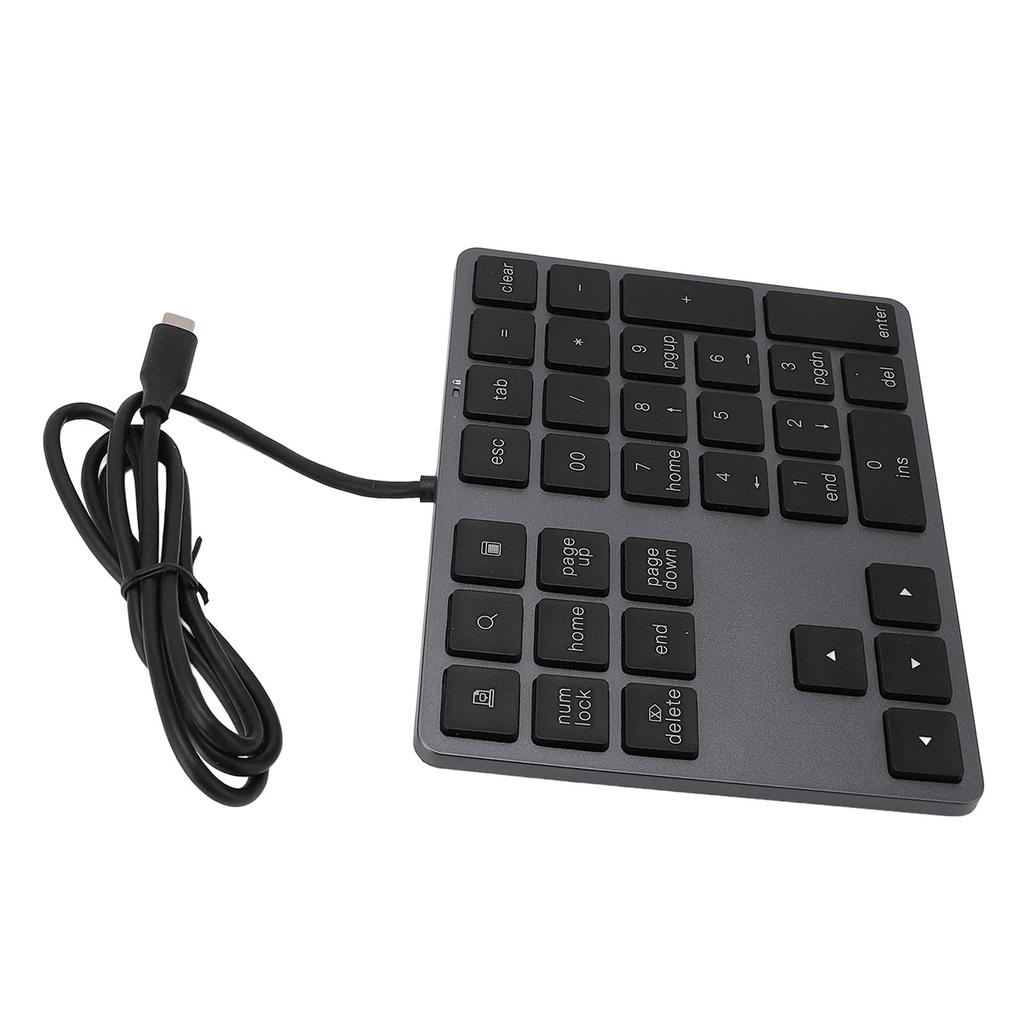 Проводная цифровая клавиатура USB C 3.1 HUB 5 Гбит/с 34 клавиши внешняя клавиатура тонкая проводная цифровая клавиатура для ноутбука