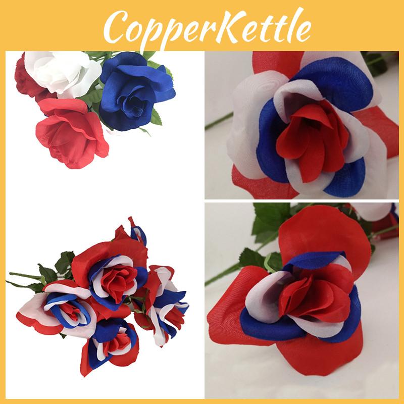 Celebrate The Queen's Platinum Jubilee With This Red White And Blue Flower Bouquet Decor