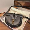 2024 женская модная сумка-седло из натуральной кожи полукруглой Т-образной формы через плечо