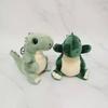 Adorable Green Plush Dinosaur Keychain Accessory Soft Cute Stuffed Toy Gift