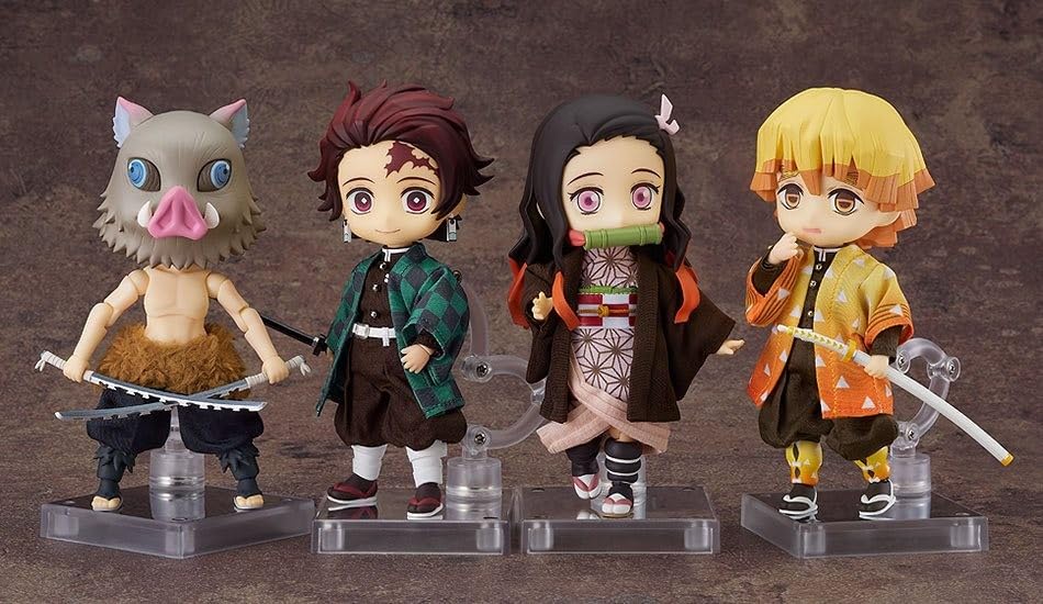 Nendoroid Doll Demon Kimetsu no Yaiba Hashibira Inosuke Plastic Painted Movable Figure G12671 Slayer Non-Scale