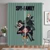 Spy X Family Шторы Детская Комната Затемняющая Штора для Комнаты 2 Панели Тюль для Спальни Перегородка Украшение на Хэллоуин Жалюзи Дом