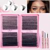 800 Cluster DIY Eyelash Set: 30D/40D/50D/60D D Curl Segmented False Lashes