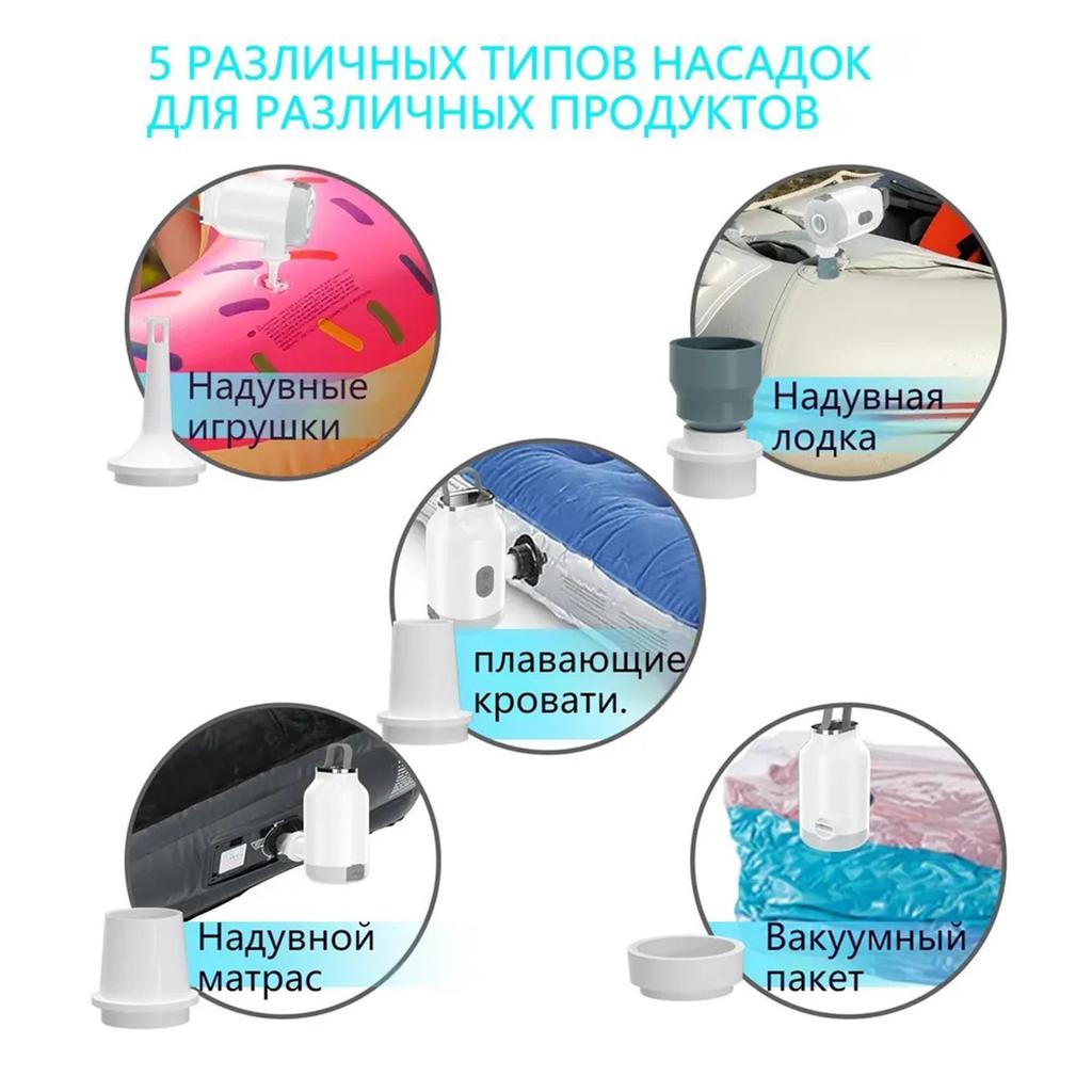 Инфляция с интеллектуальным цифровым дисплеем, установленная автомобилем, инфляция автомобильных шин, портативная электрическая инфляция