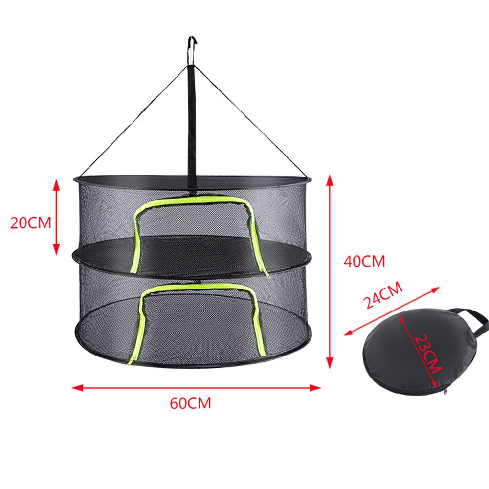 2-8-слойная сетка для сушки трав, подвесная корзина для рыбы, складная сушилка, сумка для сушки овощей и трав
