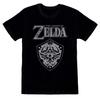 Nintendo Unisex Adult Legend Of Zelda Shield T-Shirt