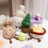 Plant Plush PineTree Noodles Bunker  Plush Toy Bolster Room Bookshelf Ornaments Home Decoration Girls Gifts For Children