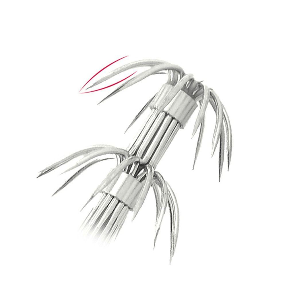 Durable Angling Supplies Fishing Accessories Fishhooks Soft Lure Jig Squid Hooks Artificial Baits