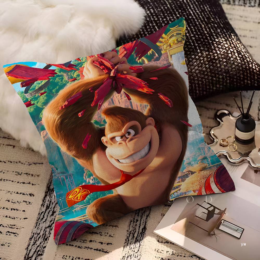 Cartoon Super M-Marios Cute Pillow Cushion Cover Pillowcase Living Room Sofa Home Decor Customized