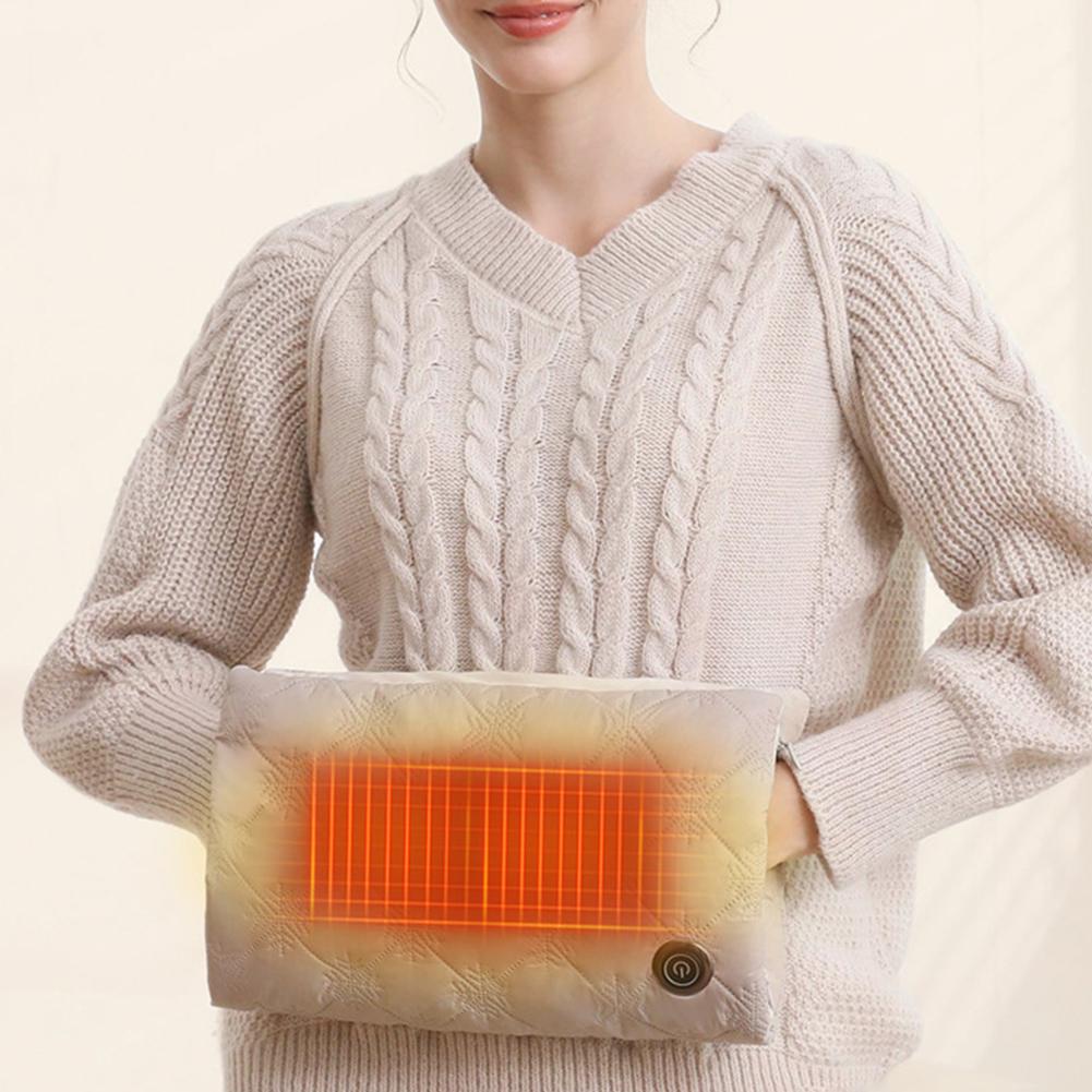 Electric Hand Warmer Electric Heated Gloves Fast Heating Hand Warmer Pouch Soft Heating Mitts for Outdoor Camping Fishing