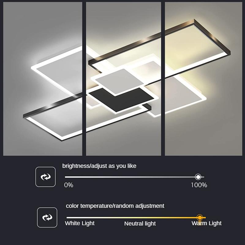 Плавное затемнение потолочного светильника для украшения дома, потолочного светильника для гостиной, спальни, офиса