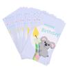 Party Decoration Gift Wrapping Cartoon Animal Message Postcard Happy Birthday Cards Greeting Labels