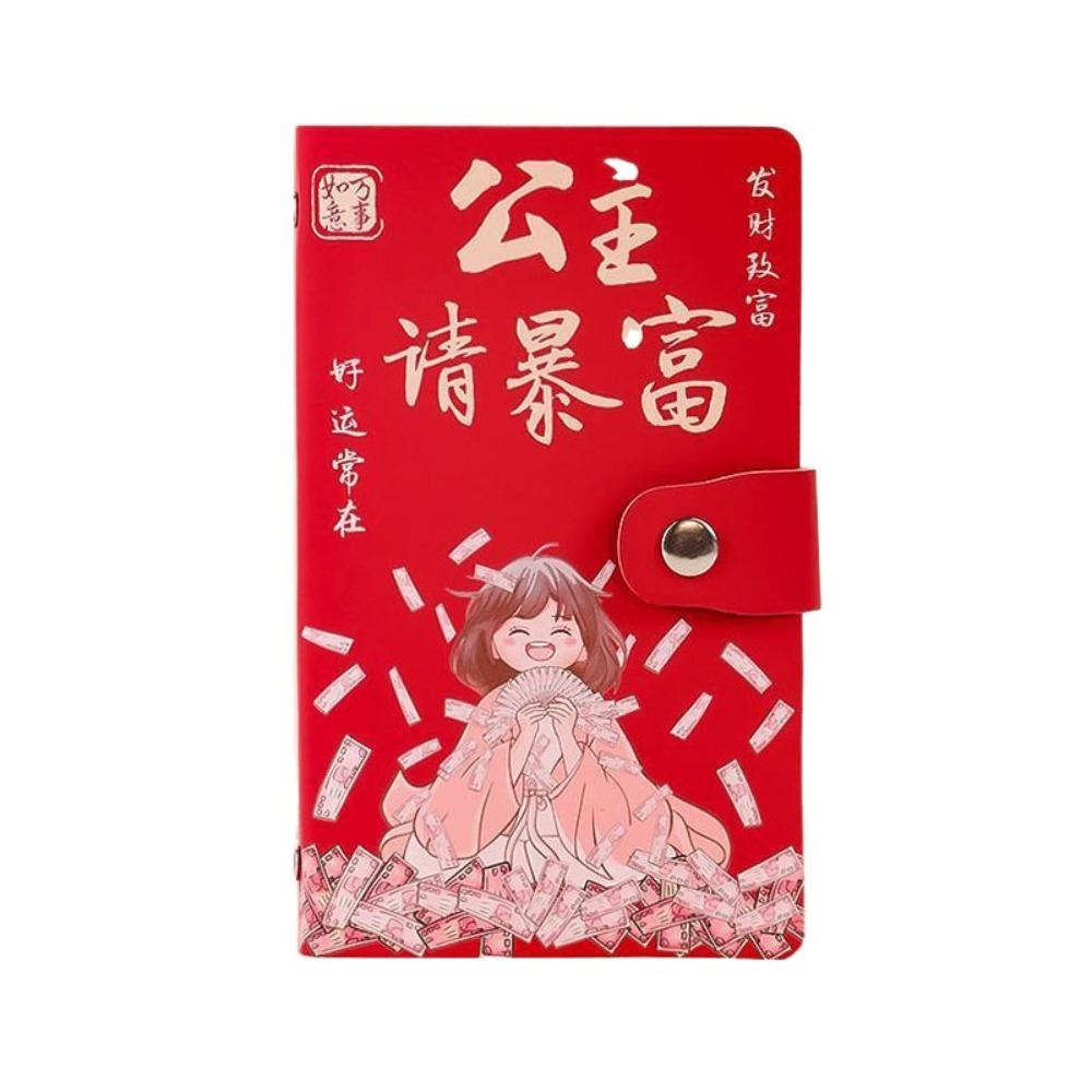 50 Sheets Money Saving Challeng Book Cartoon Letter Planner Organizer Cash Budget Notebook  Unisex
