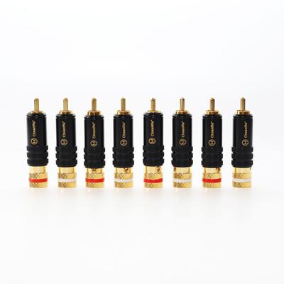 HIFI Аудио RCA Аксессуары Тайваньское Покрытие DIY Сигнальный Провод Штекер Цветок Лотоса Цветок Сливы Разъем [P129]