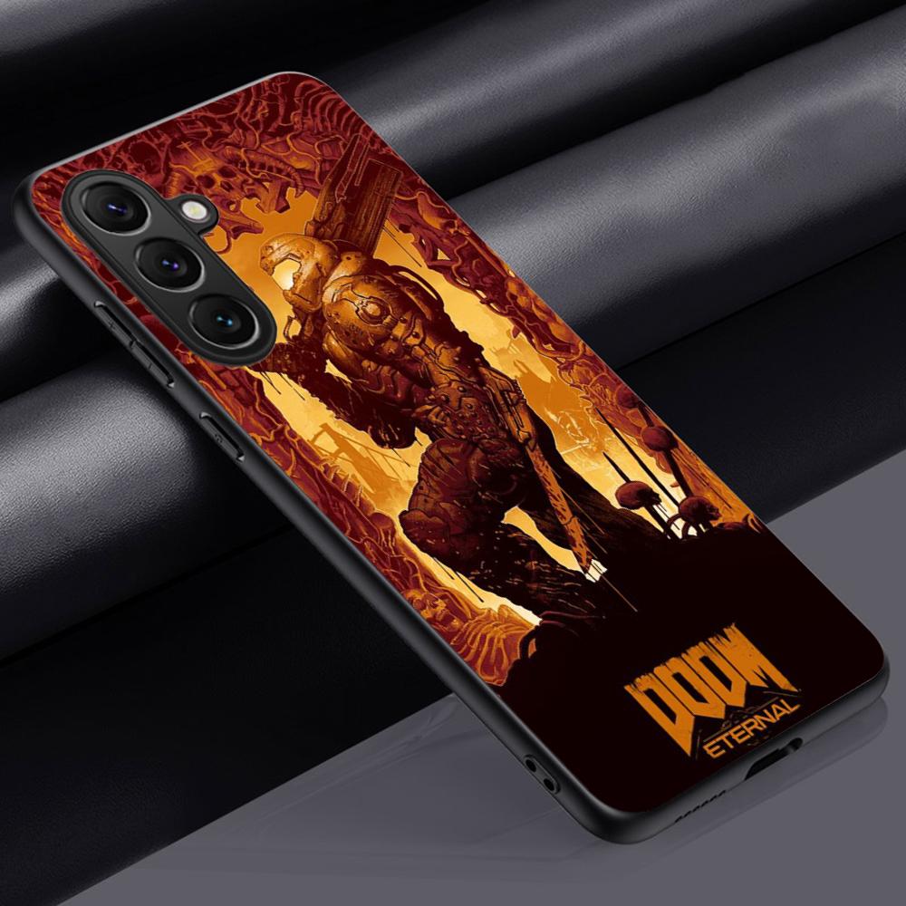 Классическая игра D-doomEs модный плакат Чехол для телефона Для Samsung Galaxy S26 S25 S24 S23 S22 S21 Plus Ultra Note20 Мягкий черный
