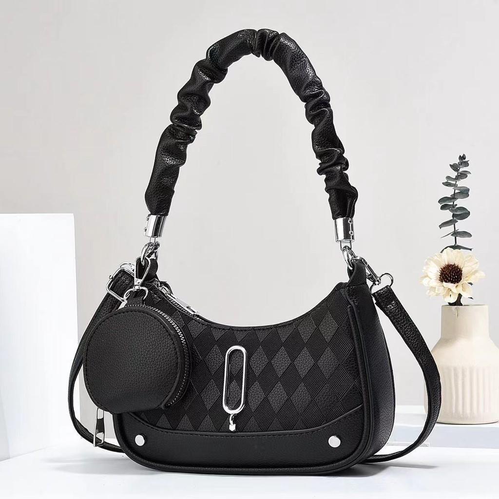 Stylish Black Grey Khaki Green Brown Womens Bag Trendy Minimalist Crossbody Purse For Everyday Use