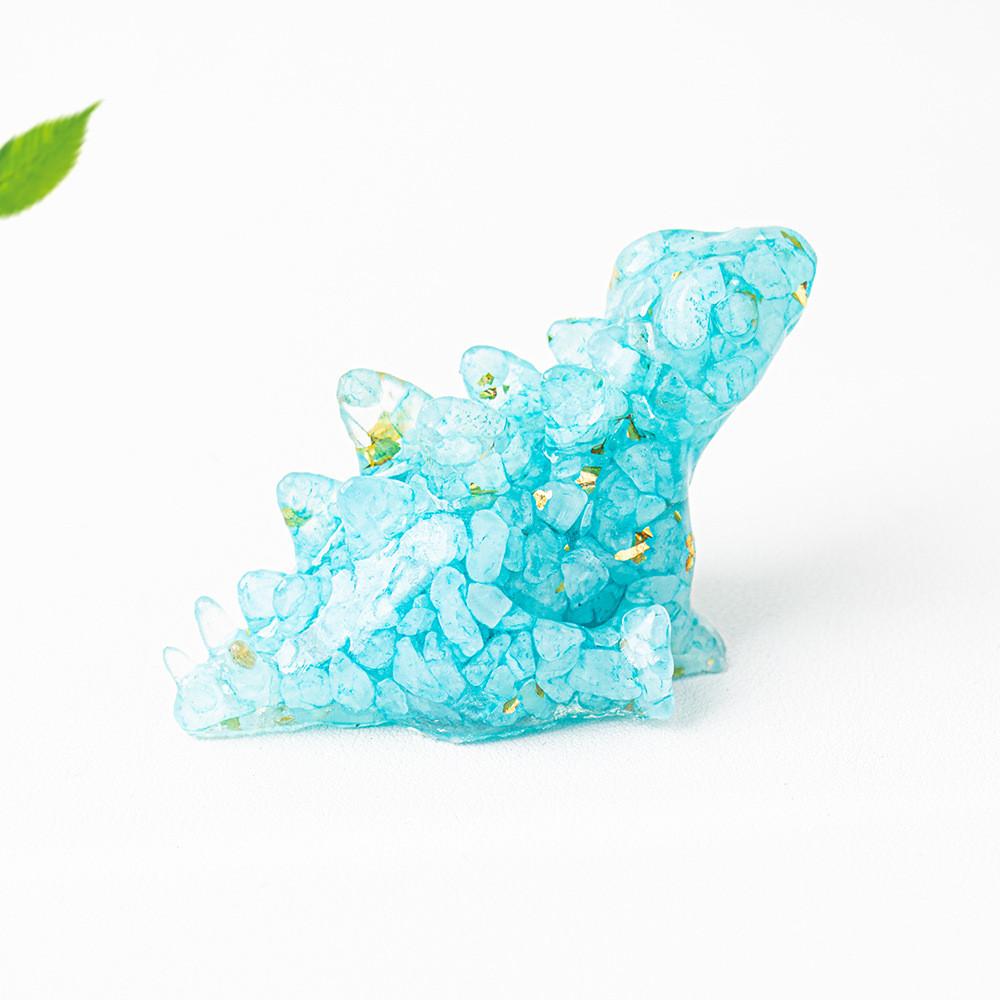 Trex Resin Art Decor With Crystal Resin For Modern Desk Ornament Gift For Friends And Family