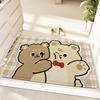 Cartoon Animal Floor Mat Entry Door Dirt-resistant Dust Removal Sand Scraping PVC Wire Ring Home Entrance Door Carpet
