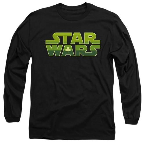 Star Wars Unisex Adult Logo St Patricks Day T-Shirt