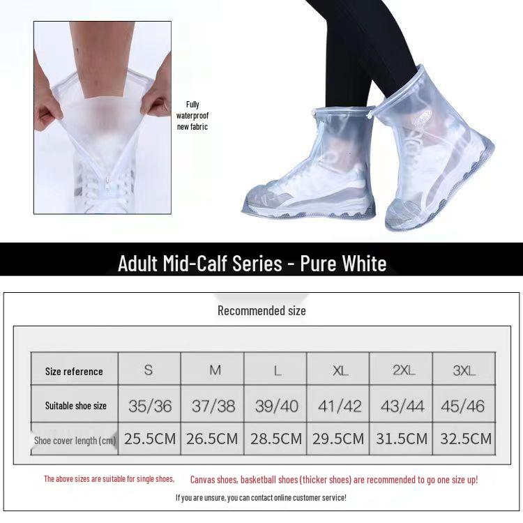 Нескользящие водонепроницаемые силиконовые бахилы: Без запаха, Прочный, Легко надевать/снимать