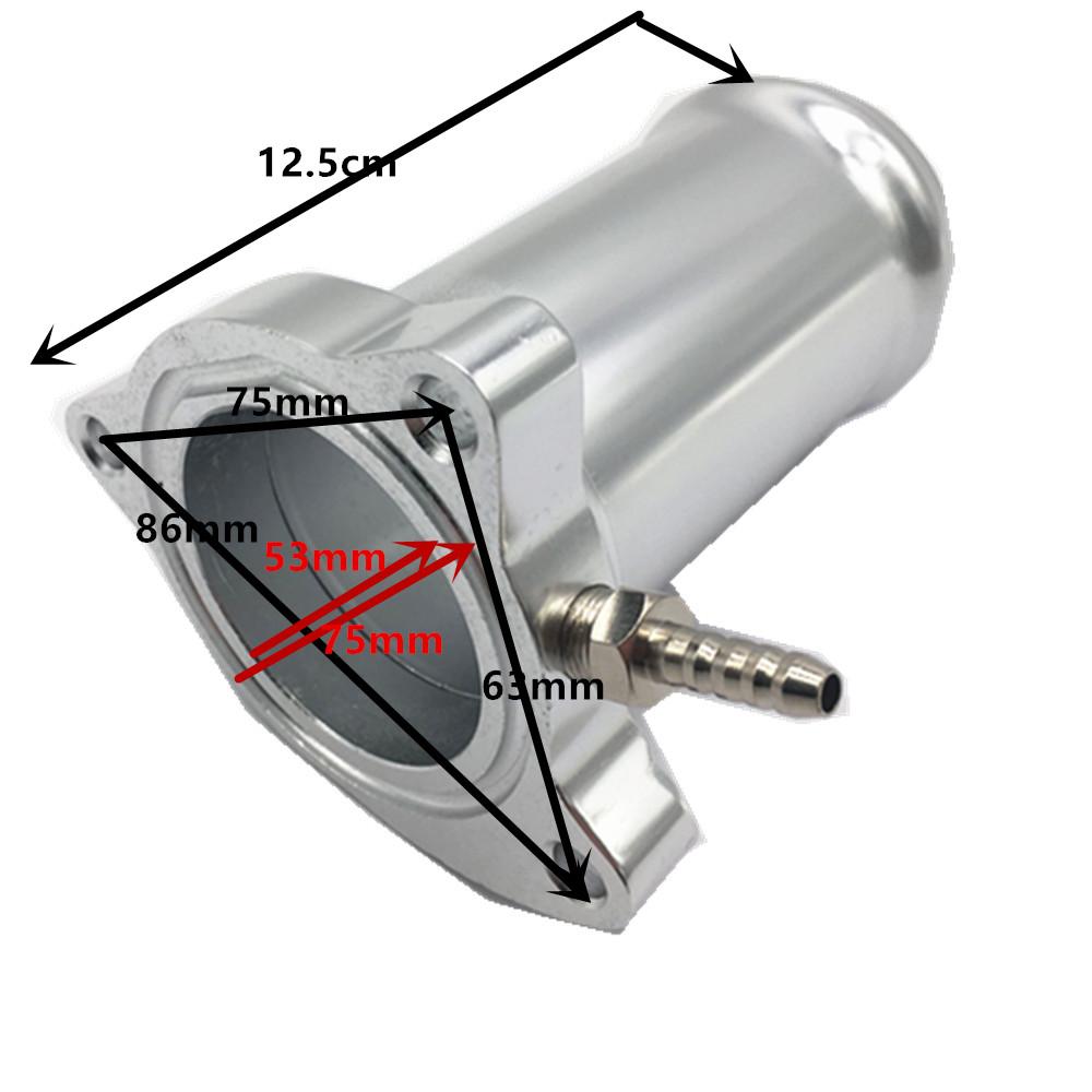 57mm Valve Exhaust Circulation Exhaust Pipe For TDI 1.9 Performance  Delete Race Pipe 1.9 TDI 130/160 BHP D