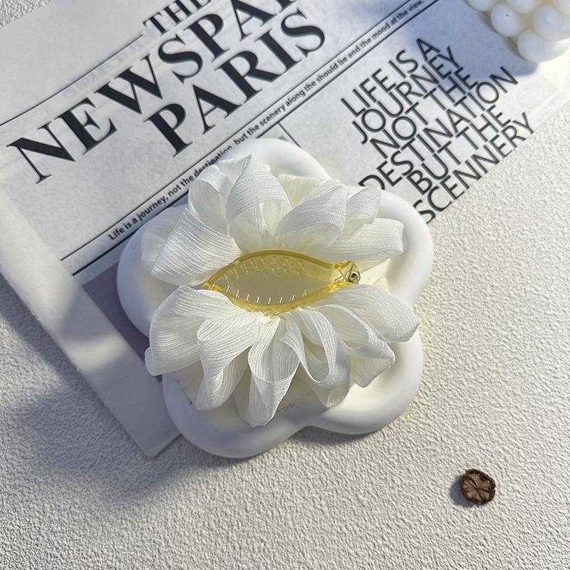 Элегантный темперамент сетка пузырь заколка для волос для женщины простота пучок акула клипса модная девушка заколка для хвостика коготь для волос