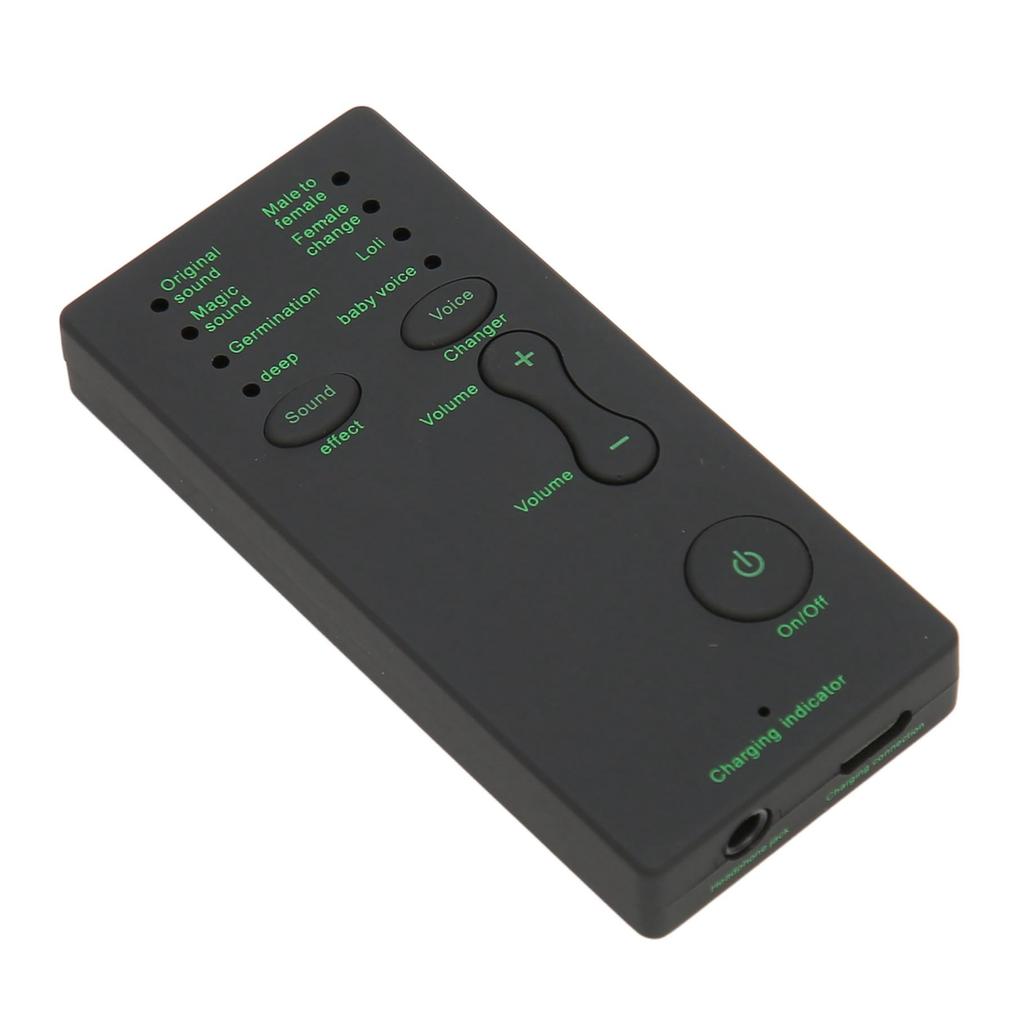 Voice Changer Портативная ручная звуковая карта с 7 режимами Voice Changer для игровой консоли ПК телефона ноутбука