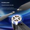 E99MAX Dual Camera Foldable Drone: Brushless Quadcopter with Optical Flow and Remote Control Large Screen.