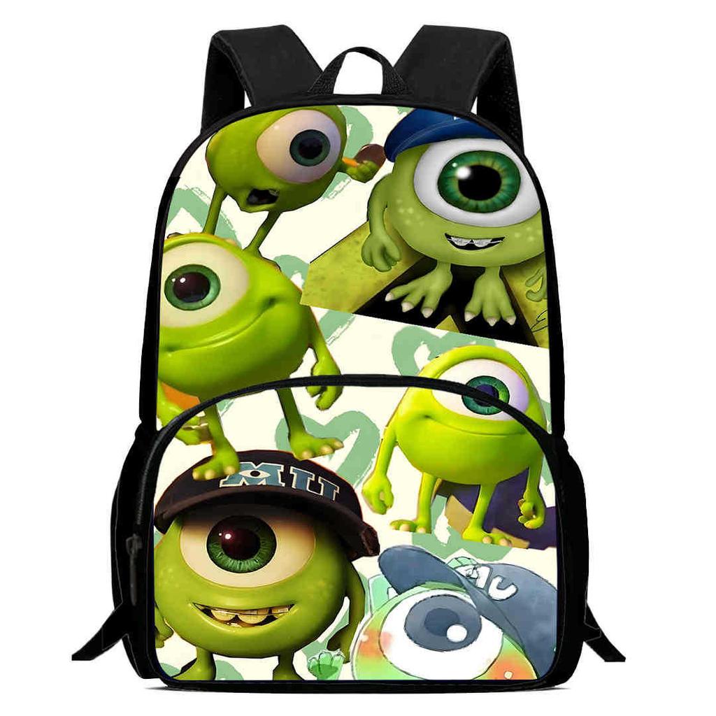Школьный рюкзак Monsters Power Company Monsters, Inc, многофункциональный, из ткани Оксфорд, легкий, с изображением в высоком разрешении