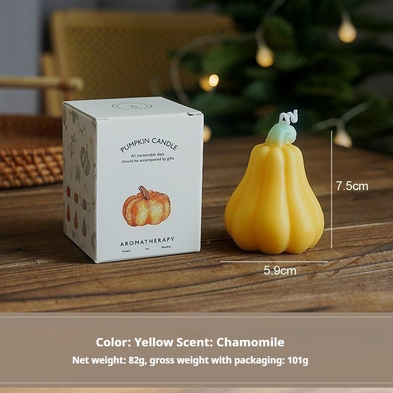 Halloween Scented Candle Atmosphere with Gift Simulation Pumpkin Fragrance