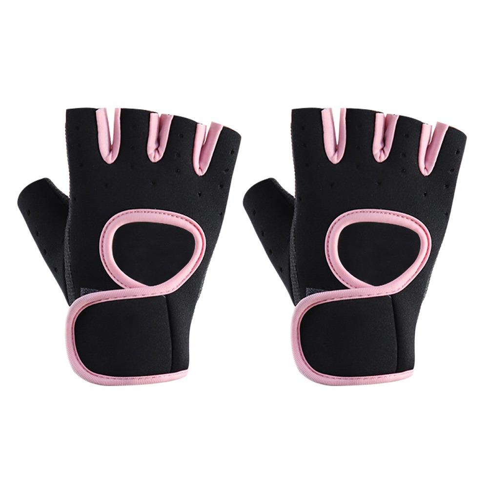 Hollow Back Fitness Gloves Breathable Fitness Gym Mittens Dumbbells Gloves  Women Men