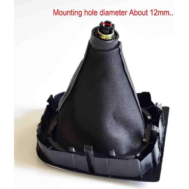 5/6 Speed Car Gear Shift Knob Boot Gearstick Gaiter Kit Manual/Auto Gear Shifter Boot Cover Replacement for V-W Golf 6 VI MK6 Jetta 5 Golf 5 V MK5 (5